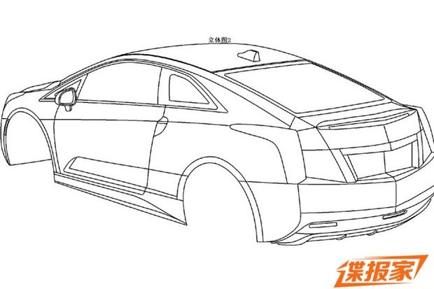 续航480km 凯迪拉克elr国内申报图曝光