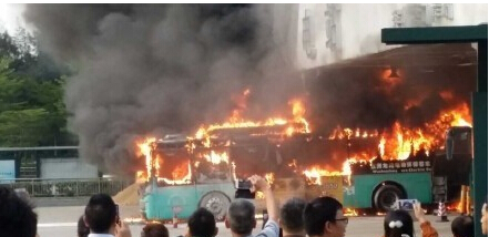 日横滨一农药制造厂发生火灾 已出动近20台消防车灭火 图片