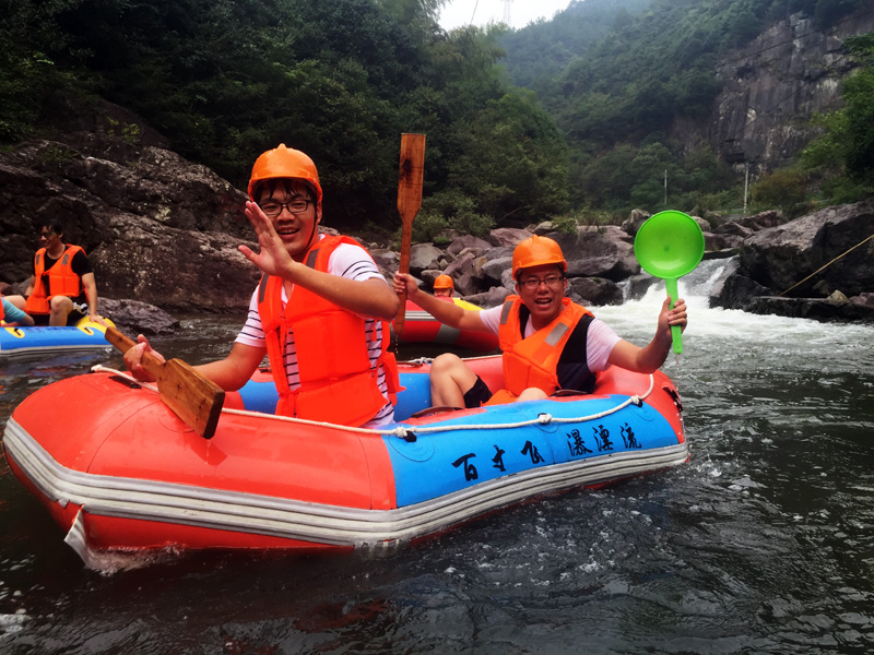 2016苏e车友会夏季百丈飞瀑漂流之旅游记