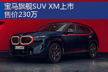 宝马旗舰SUV XM正式上市